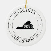 Persoonlijk Virginia Ornament (Voorkant)