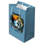 Persoonlijk Vis Toernooi Visser Trout Medium Cadeauzakje (Achterkant Gekanteld)