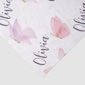 Persoonlijk vlinder inpakpapier. tissuepapier (Detail)