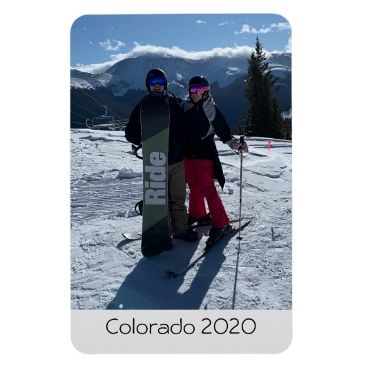 Persoonlijk voeg je eigen foto toe magneet (Verticaal)