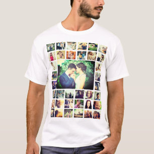 Persoonlijk voeg je eigen foto toe t-shirt