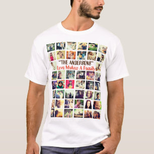 Persoonlijk voeg jouw tekst en foto's toe t-shirt