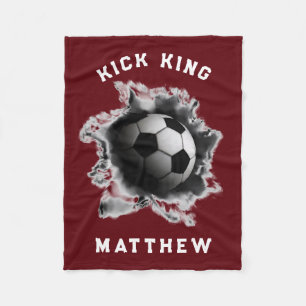 Persoonlijk Voetbal Cadeau Fleece Deken