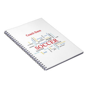 Persoonlijk, Voetbal coach Dank u in woorden Notitieboek