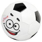 Persoonlijk Voetbal grappig gezicht (Drie kwart)