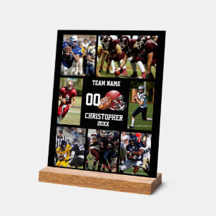 Persoonlijk voetbal Senior Night-spelerscadeau Acryl Bord