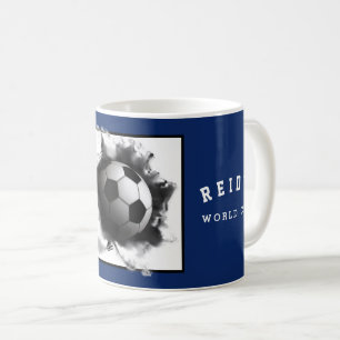 Persoonlijk voetbalcollectiefstuk koffiemok