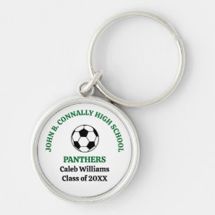 Persoonlijk voetbalteam van de Green High School Sleutelhanger
