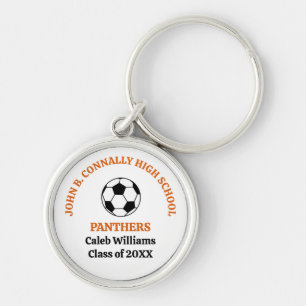 Persoonlijk voetbalteam van Orange High School Sleutelhanger