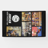Persoonlijk volleybal foto collage team # spandoek (Horizontaal)