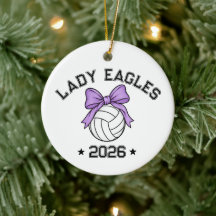 Persoonlijk Volleyball Team Ornament | Aangepaste