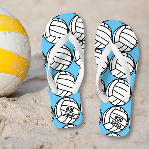 Persoonlijk Volleybalnummer, naam, team Teenslippers