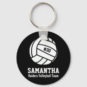 Persoonlijk Volleybalspelnummer, naam, team Sleutelhanger (Voorkant)