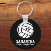 Persoonlijk Volleybalspelnummer, naam, team Sleutelhanger (Voorkant)