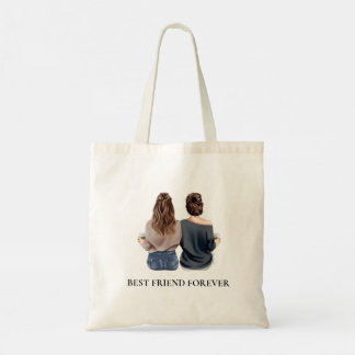 Persoonlijk vriendinnengeschenk voor je beste vrie tote bag