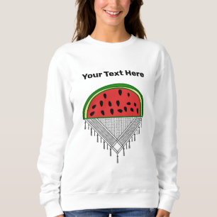 Persoonlijk watermeloen & Palestina T-shirt