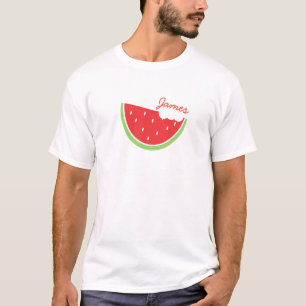 Persoonlijk watermeloen zomer T-shirt