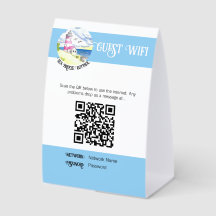 Persoonlijk Waterverf Airbnb Gast WiFi Bord