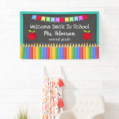 Persoonlijk welkom naar school spandoek (Insitu)