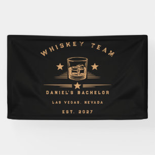 Persoonlijk Whisky Thema Weekend Vrijgezellenfeest Spandoek