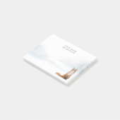 Persoonlijk winter boslandschap vos post-it® notes (Schuin)