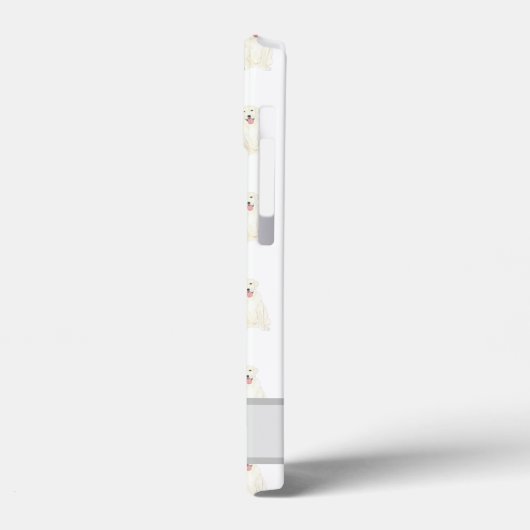 Persoonlijk wit labrador Dog Case-Mate iPhone Case (Achterkant / Links)