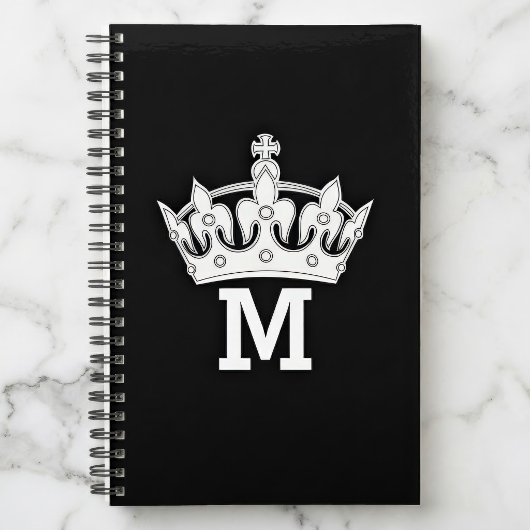 Persoonlijk Witte Kroon Monogram Planner