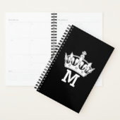 Persoonlijk Witte Kroon Monogram Planner (Display)