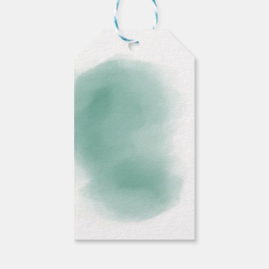 Persoonlijk Witte Magnolia Weddenschap Bedankt Cadeaulabel (Achterkant)