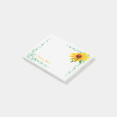Persoonlijk - Yellow Black-Eyed Susan Photo Post-it® Notes (Schuin)