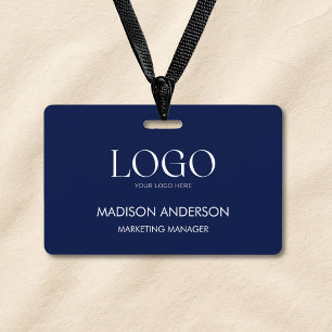Persoonlijk Zakelijk Bedrijfslogo Modern ID Badge