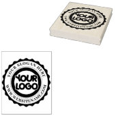 Persoonlijk Zakelijk Logo Groot Rubberstempel (Gestempeld)