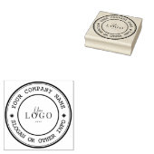 Persoonlijk Zakelijk Logo Grote Kantoor Rubber Rubberstempel (Gestempeld)