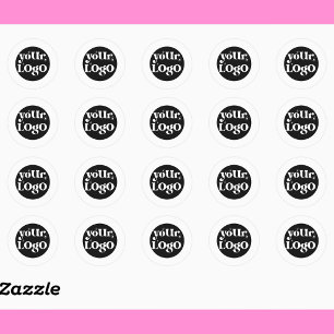 Persoonlijk Zakelijk Logo Merk Ronde Sticker
