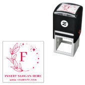 Persoonlijk Zakelijk Monogram Zelfinktende Stempel (In situ)