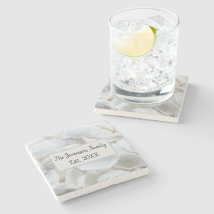 Persoonlijk Zee Shell Stenen Onderzetter