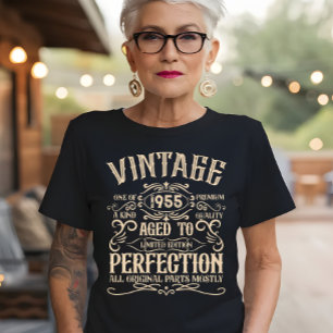 Persoonlijk zeventig vintage 70ste verjaardag t-shirt