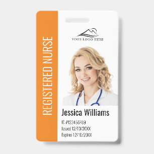 Persoonlijk ziekenhuis personeel logo & foto ID Badge
