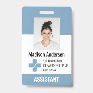 Persoonlijk Ziekenhuis Werknemerslogo & Foto ID Badge