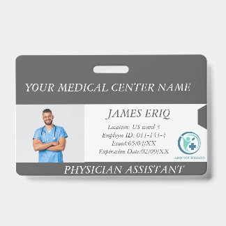 Persoonlijk ziekenhuispersoneel foto ID-badge Badge