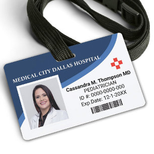 Persoonlijk ziekenhuispersoneel foto ID-badge Badge