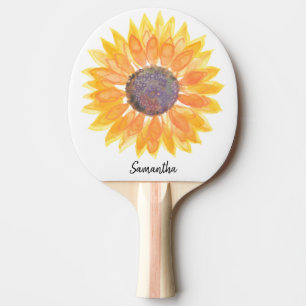 Persoonlijk Zonnebloem Pingpongbat Tafeltennisbatje