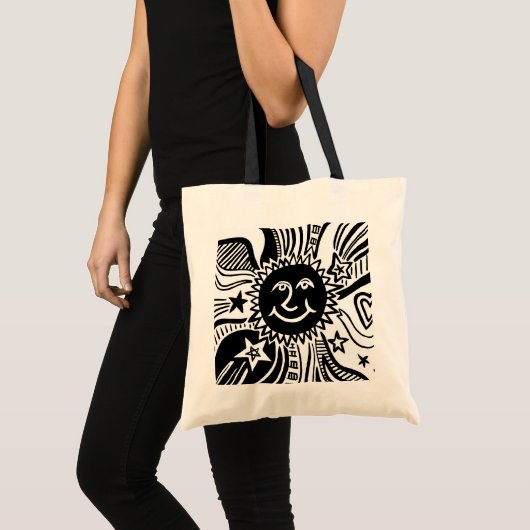 Persoonlijk Zonpatroon  Tote Bag (Voorkant (product))