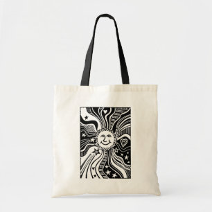 Persoonlijk Zonpatroon Tote Bag