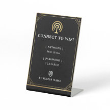 Persoonlijk zwart en goud Wifi