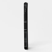 Persoonlijk Zwarte Plaid Case-Mate iPhone Case (Achterkant/links)