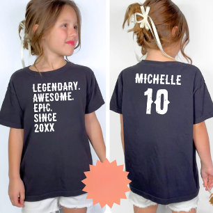 Persoonlijke 10e 11e 12e 13e 14e 15 Verjaardag T-shirt