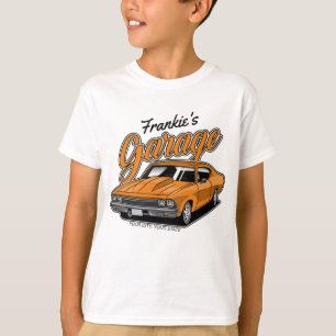 Persoonlijke 1968 396 Klassieke Spierauto Garage T-shirt