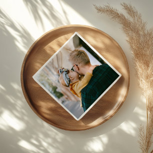 Persoonlijke 1 foto papieren servet