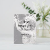 Persoonlijke 2 foto-bruiloft Hartelijk dank Kaart (Staand voorkant)